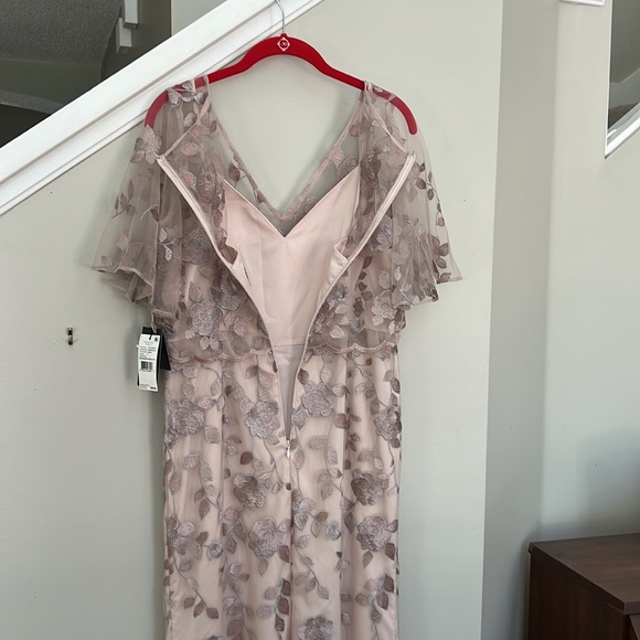 Adrianna Papell Embroidered Floral Mermaid Gown - Picture 8 of 13